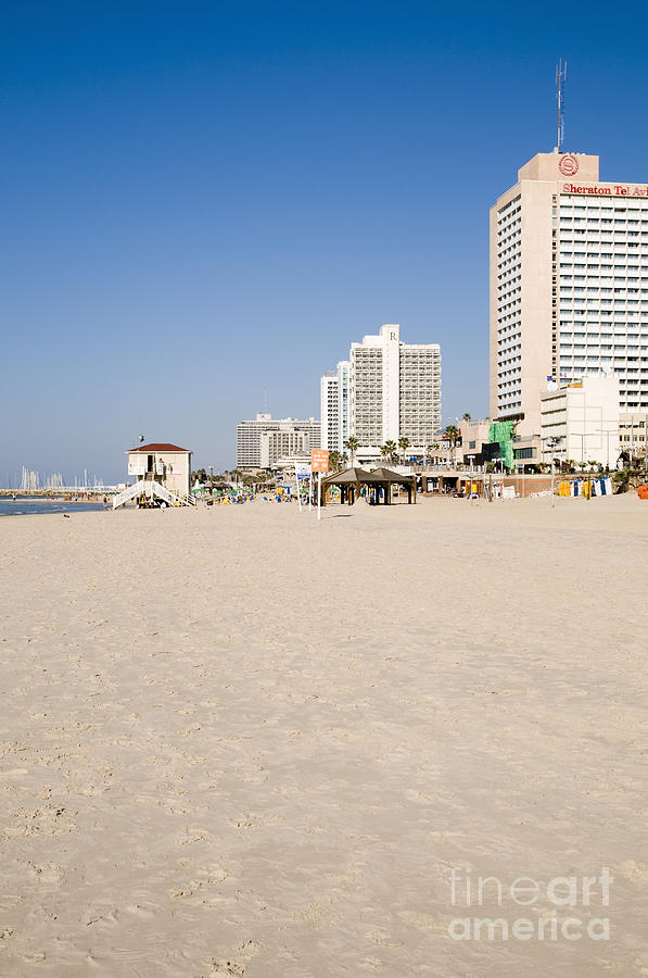 Tel Aviv coastline Photograph by Ilan Rosen