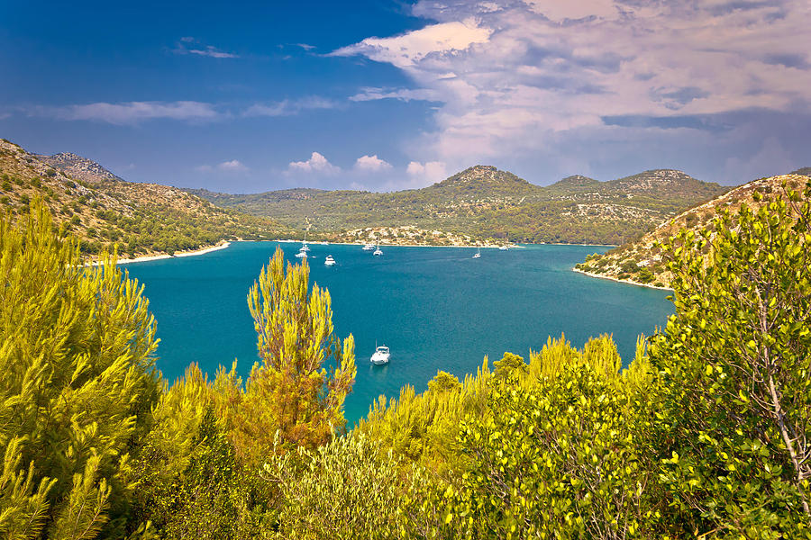 Telascica bay yachting and sailing destination Photograph by Brch Photography