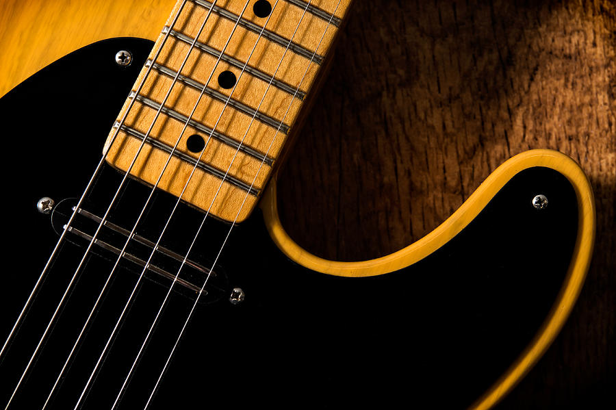 Abstract Photograph - Electric Guitar Abstract 1 by Matt Hammerstein