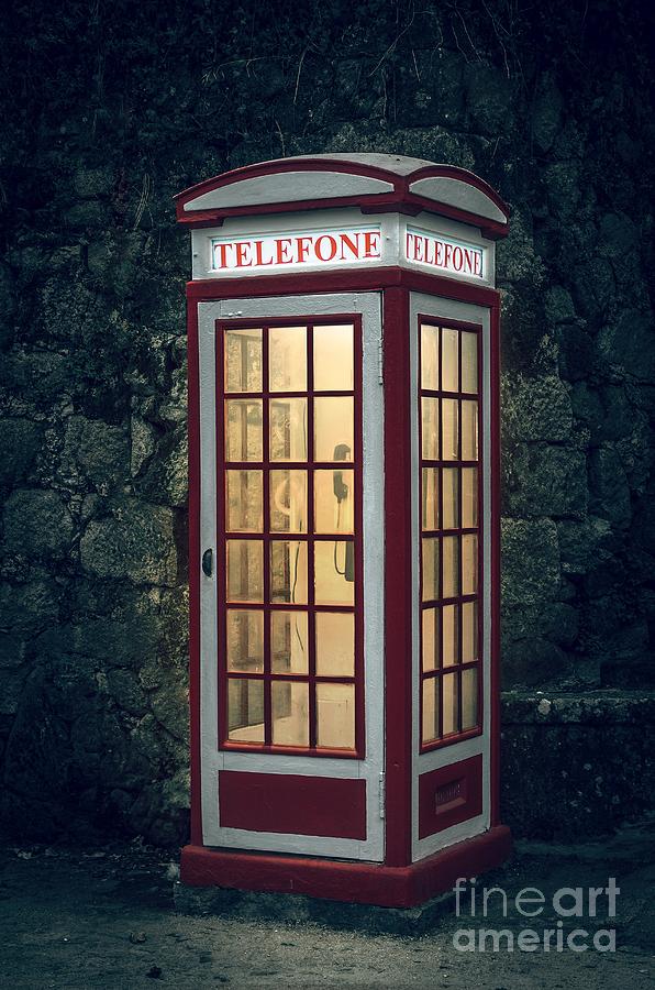 Telephone Booth Photograph by Carlos Caetano