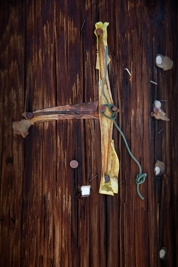 Telephone Pole, New Mexico Photograph by Steve Gravano