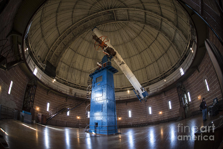 Telescope at Yerkes Photograph by David Bearden