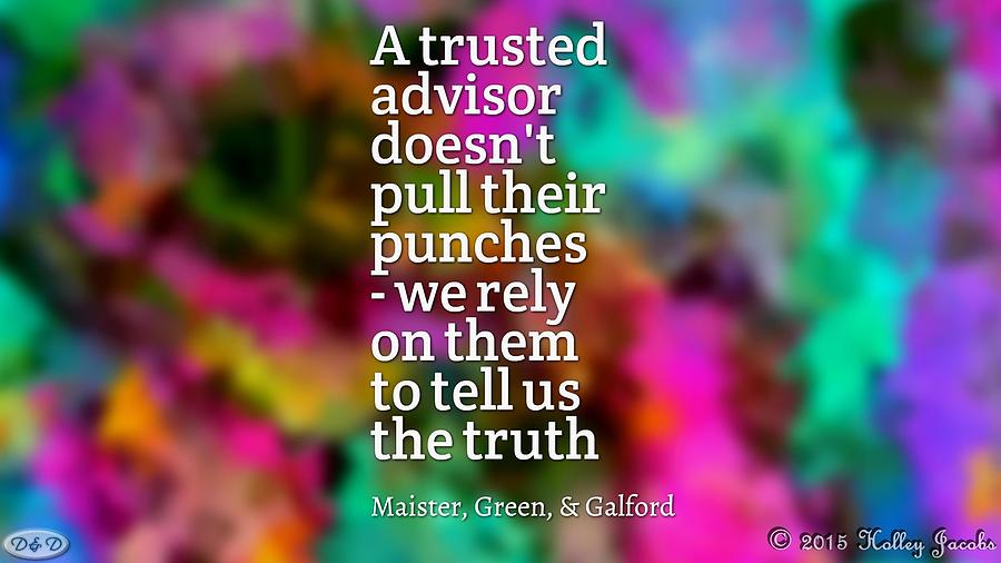 Trusted Advisor Digital Art - Tells Us The Truth by Holley Jacobs