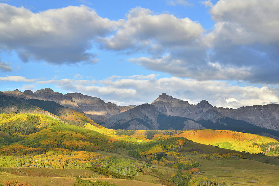 Telluride Fall Color Spotlight Photograph by Ray Mathis