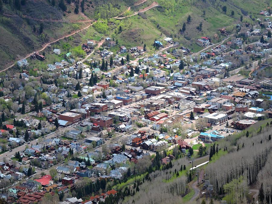Telluride from Above Photograph by Connor Beekman