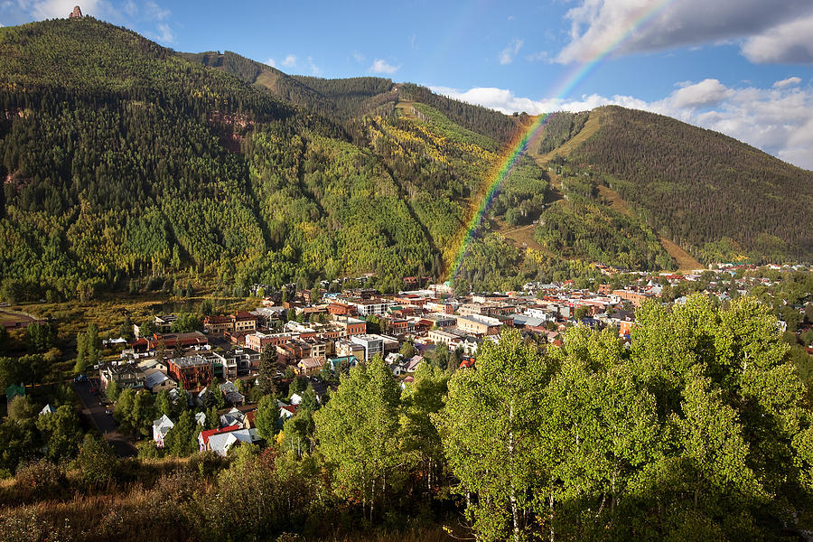 Telluride Rainbow Photograph by Whit Richardson Telluride Rainbow Photograph by Whit Richardson