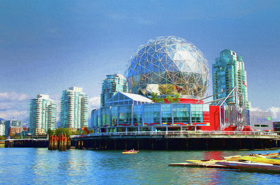 Telus World of Science - Vancouver Canada Photograph by Ola Allen