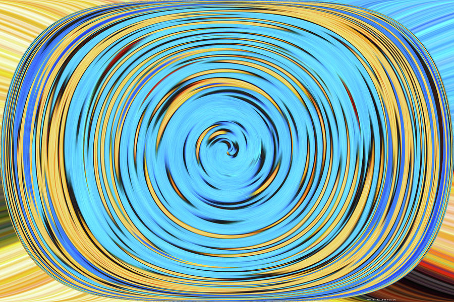 Tempe Town  Lake Abstract Digital Art by Tom Janca