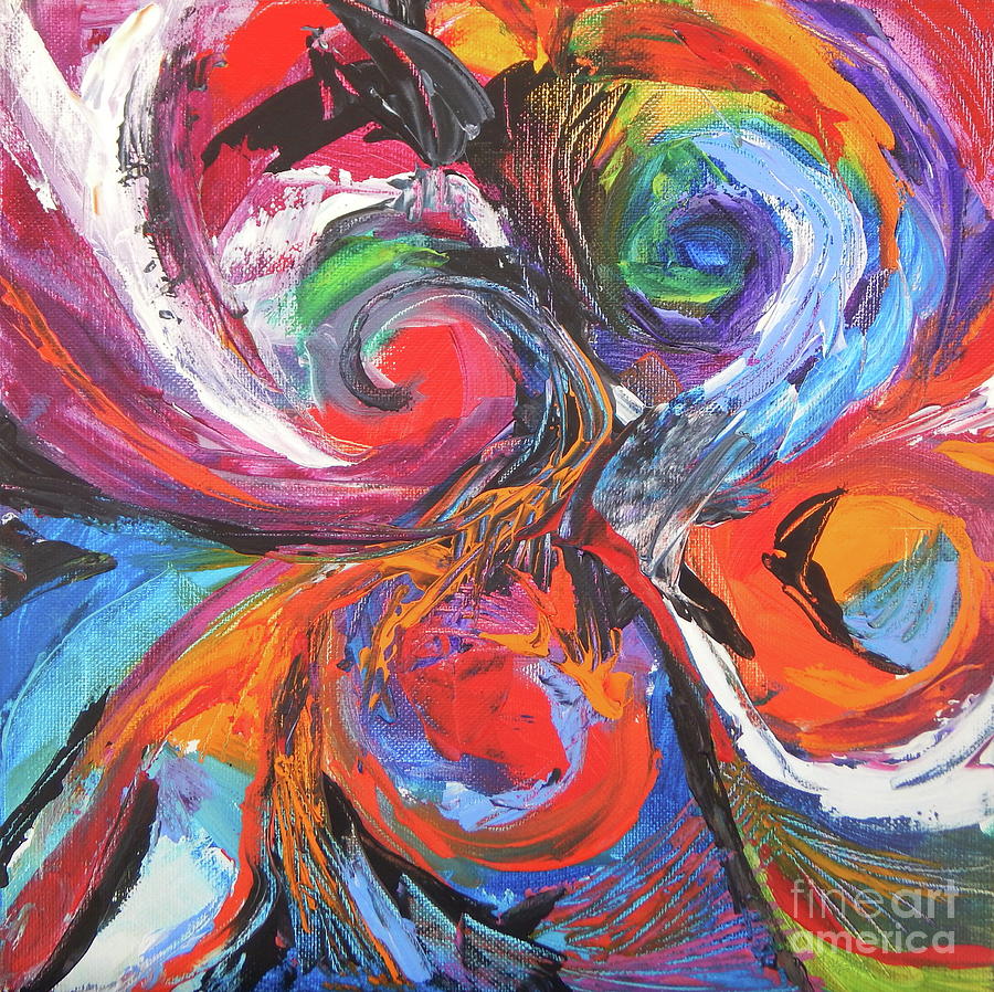Tempest Painting by Priscilla Batzell Expressionist Art Studio Gallery