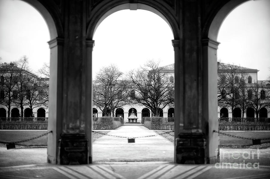 Temple Arches at the Munich Hofgarten  Photograph by John Rizzuto