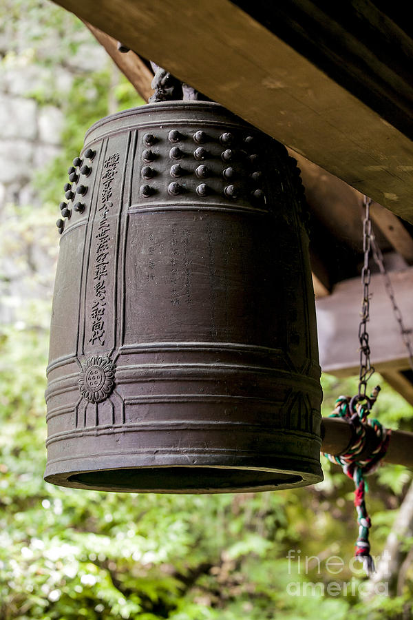 Japan Photograph - Temple Bell by Ben Johnson