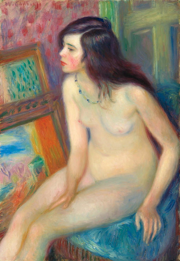Temple Gold Medal Nude Painting by William Glackens