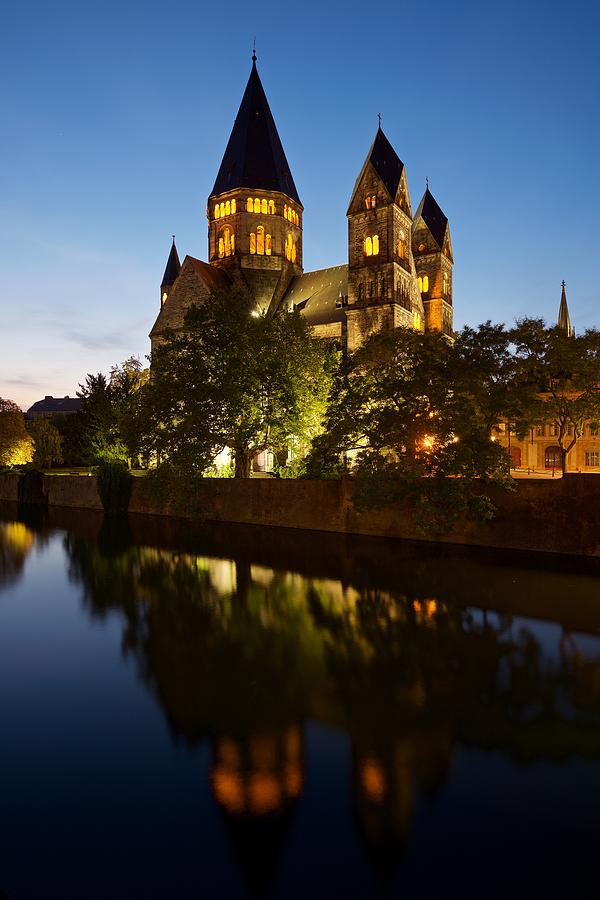 Temple Neuf de Metz Photograph by Stephen Taylor