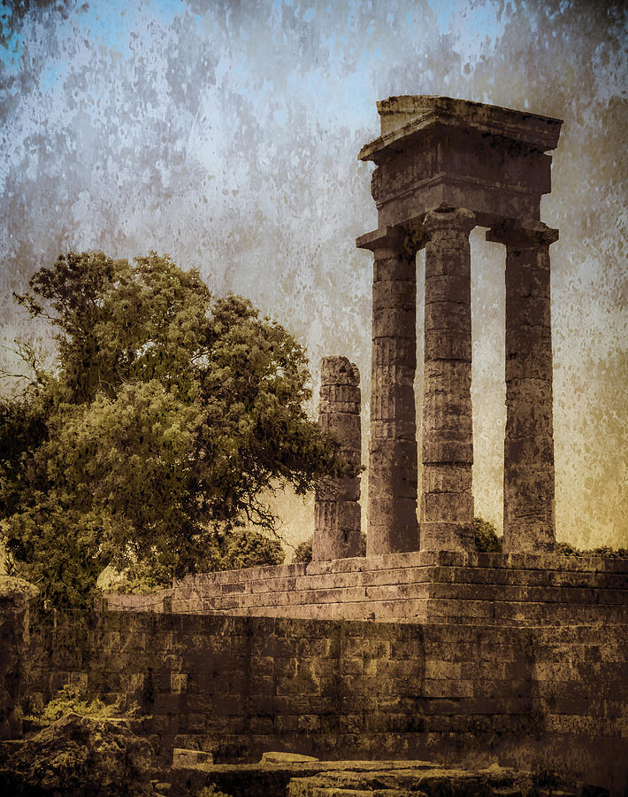Rhodes, Greece - Temple of Apollo Photograph by Mark Forte