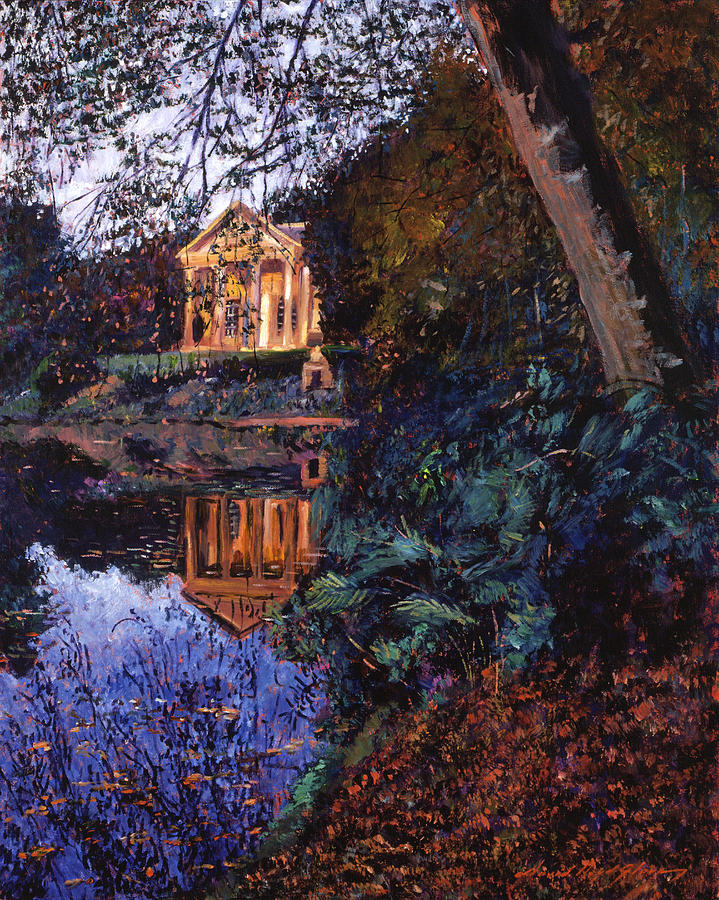 Tree Painting - Temple Of Flora by David Lloyd Glover