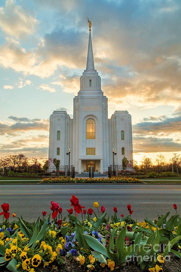 Brigham City Temple #1 Photograph by Roxie Crouch