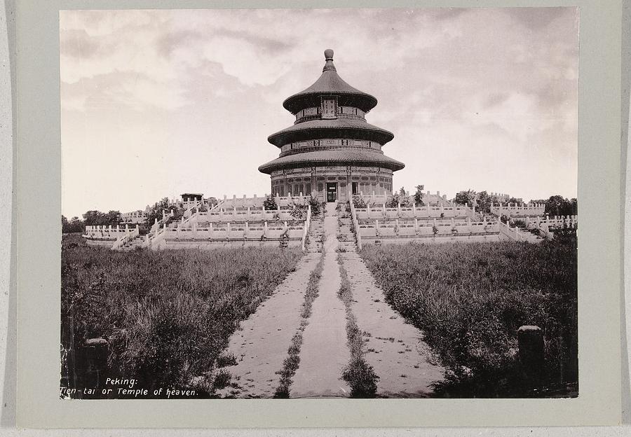Temple of Heaven, Beijing, anonymous, c. 1895 - c. 1915 Painting by Celestial Images