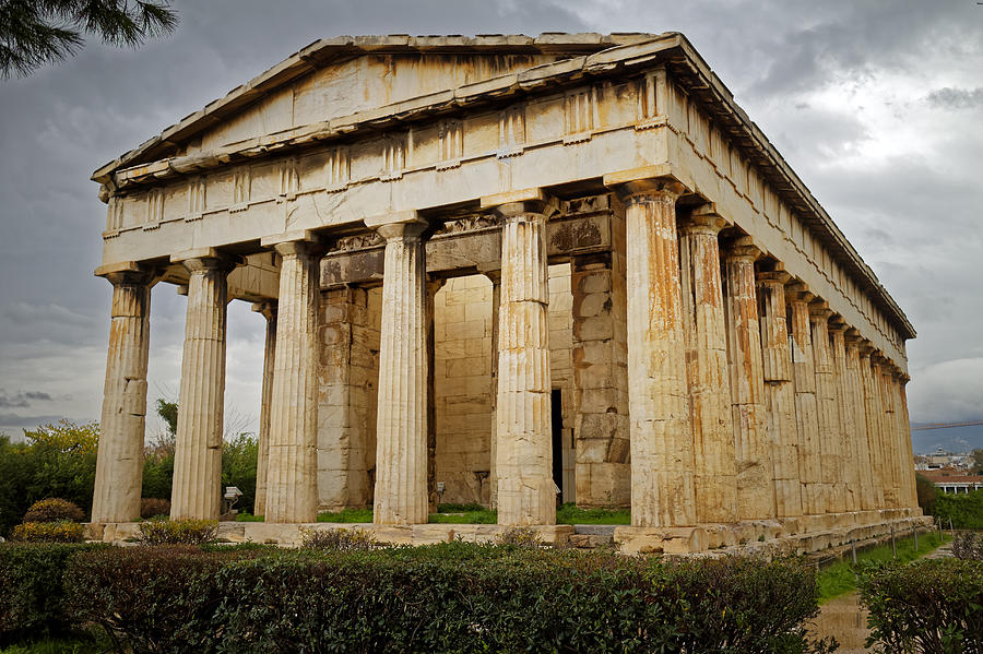 Temple of Hephaestus Photograph by Adam Rainoff