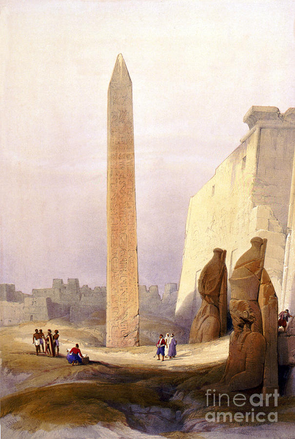 Temple Of Luxor, Grand Entrance, 1830s Photograph by Science Source