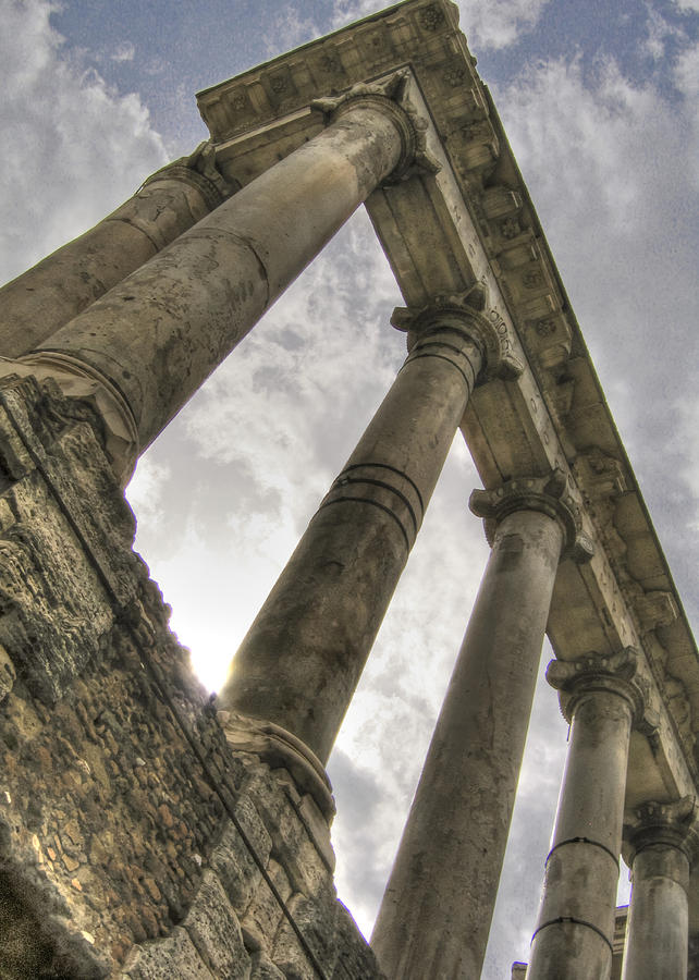 Temple Of Saturn Photograph - Temple of Saturn by Doug Matthews