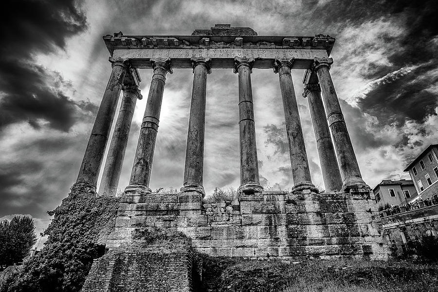 Temple of Saturn Photograph by James Billings