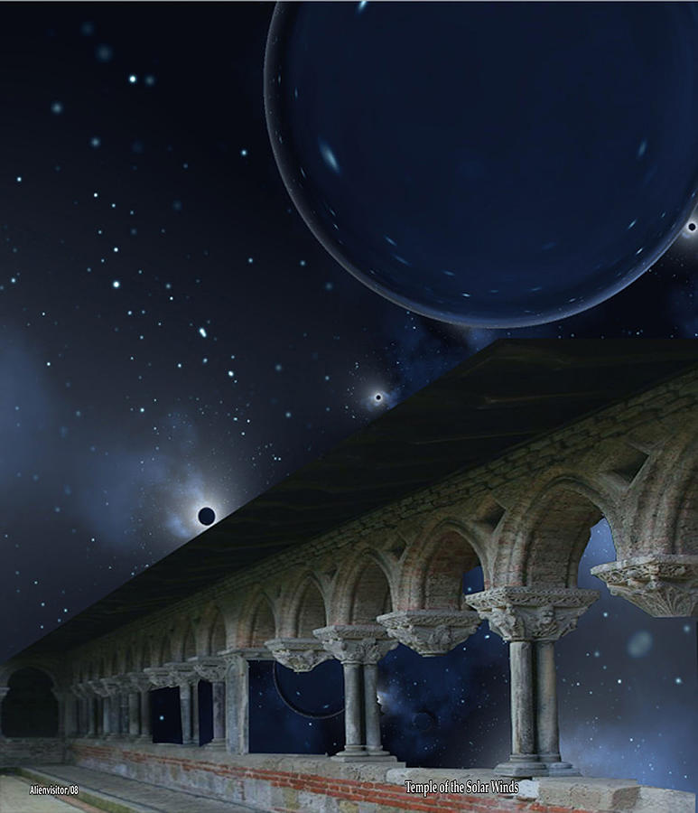 Temple of Solar Winds - Soltis III Digital Art by David Jackson Temple of Solar Winds - Soltis III Digital Art by David Jackson