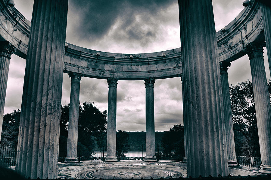 Greek Photograph - Temple of the Dawn Sky  by Jessica Jenney