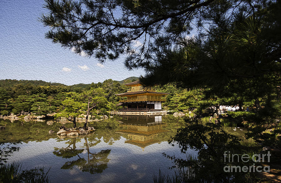 Temple of the Golden Pavilion Photograph by David Bearden