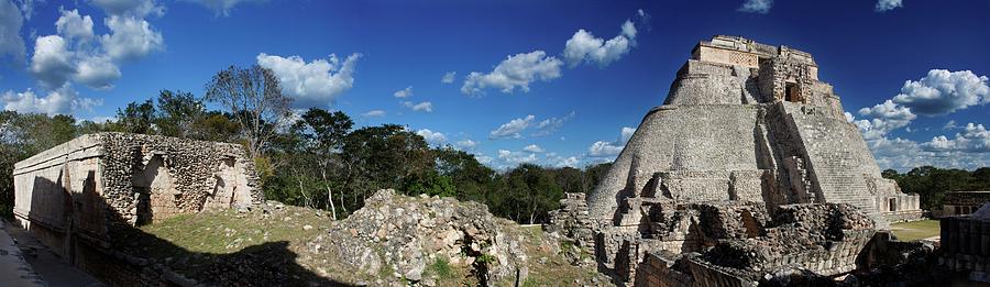 Temple of Uxmal Photograph by Robert Grac