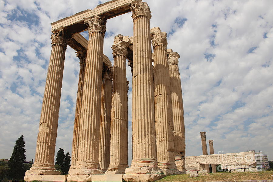 Temple Of Zeus Photograph By Jessica Kesaris - Fine Art America