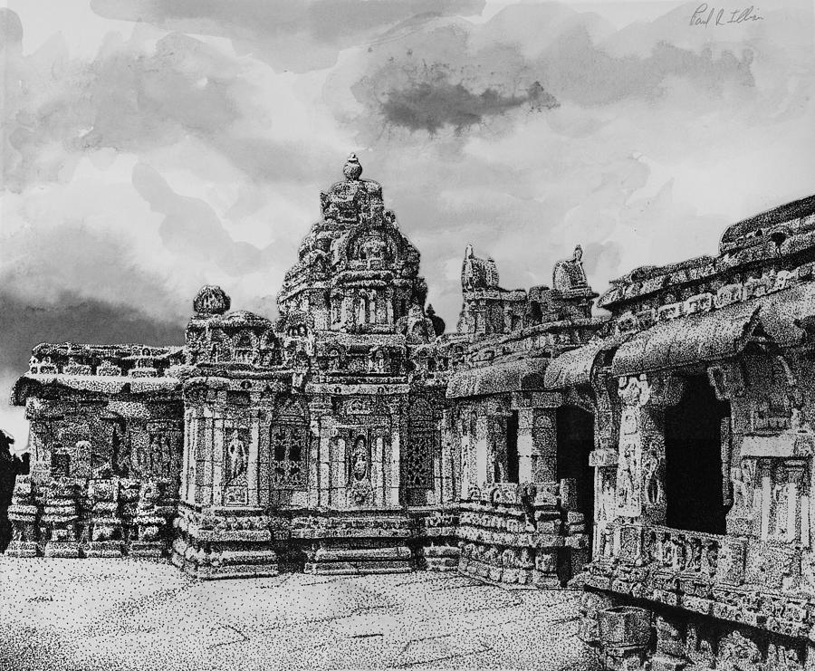 Temple Ruins Drawing by Paul Illian | Fine Art America