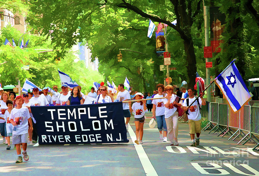 Temple Sholom NJ Photograph by Chuck Kuhn