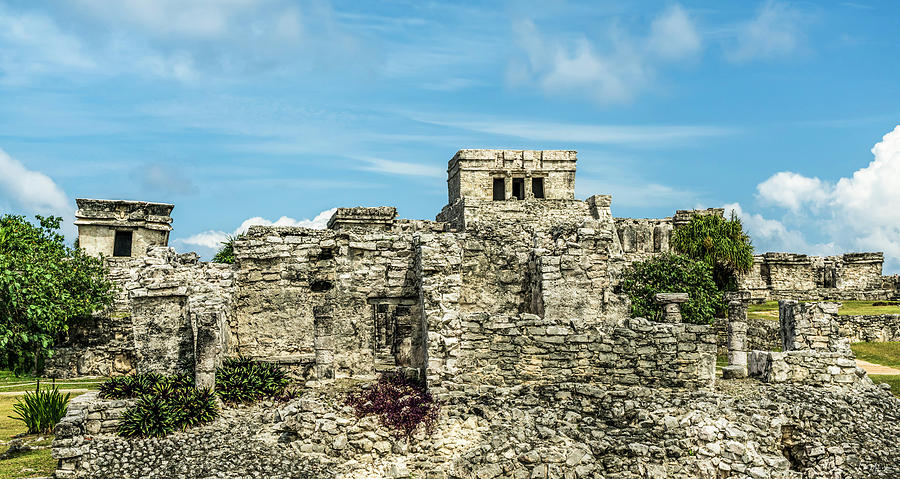 Temples of Tulum Photograph by Bob McCormac - Fine Art America