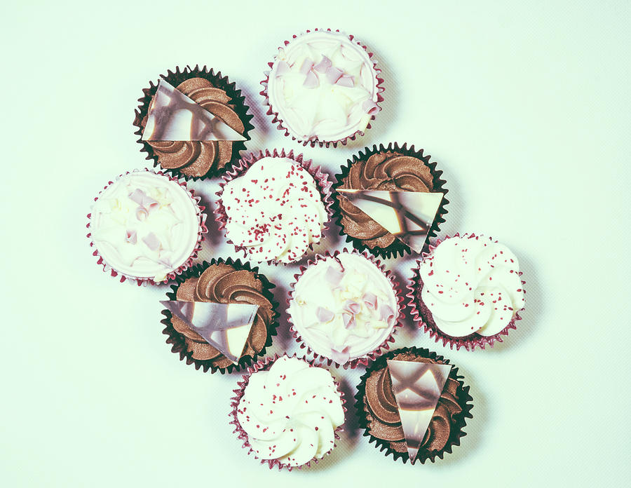 Ten Cupcakes Photograph