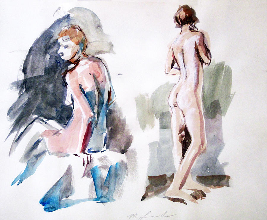 ten Minute Sketches Painting by Mark Lunde