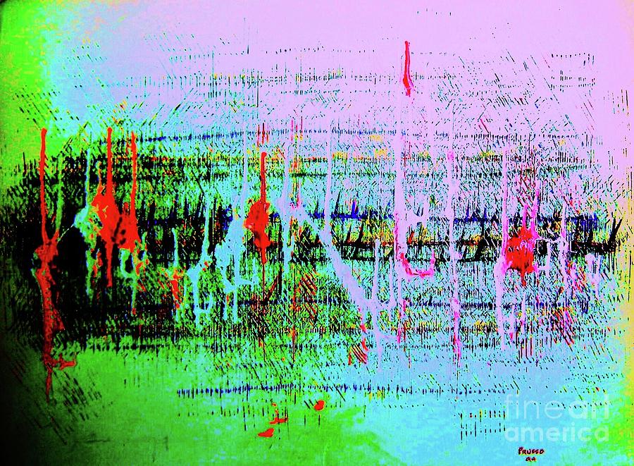 Ten on the Richter Painting by Thea Recuerdo