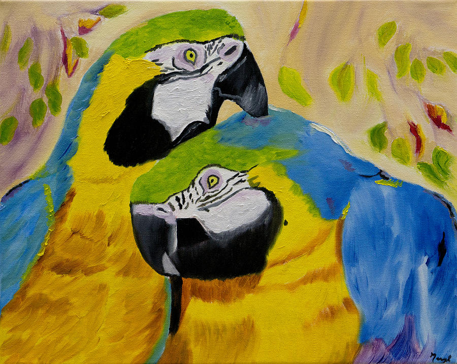 Tender Birdsong  Painting by Meryl Goudey