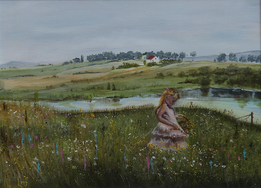 Tender Blossom - LMJ Painting by Ruth Kamenev