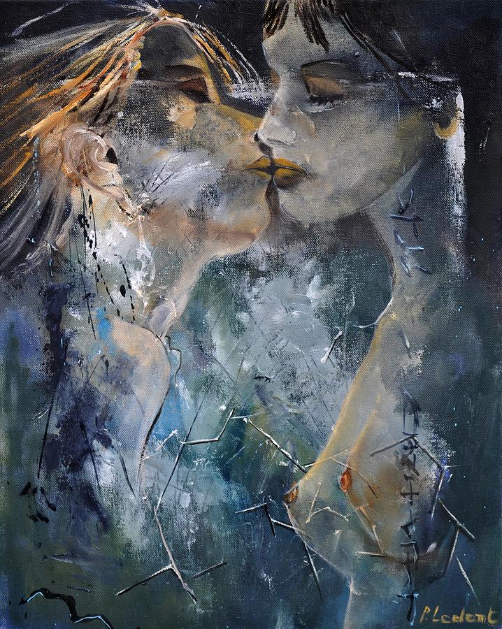 Tender Kiss Painting