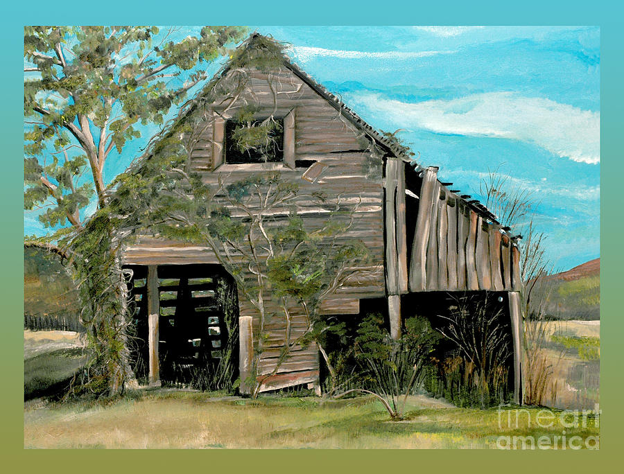 Tennessee -Mooresburg - Gradient Border Painting by Jan Dappen