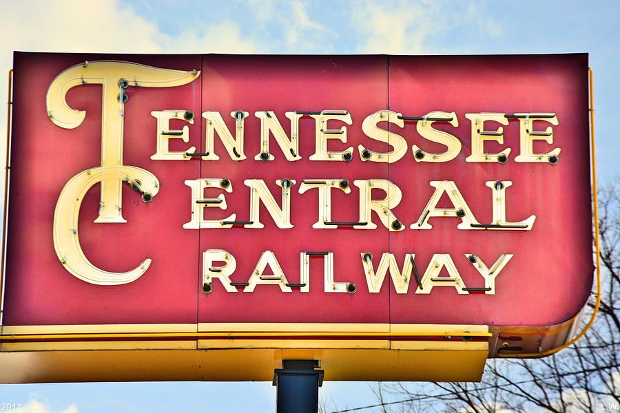 Tennessee Central Railway Sign Photograph by Lisa Wooten