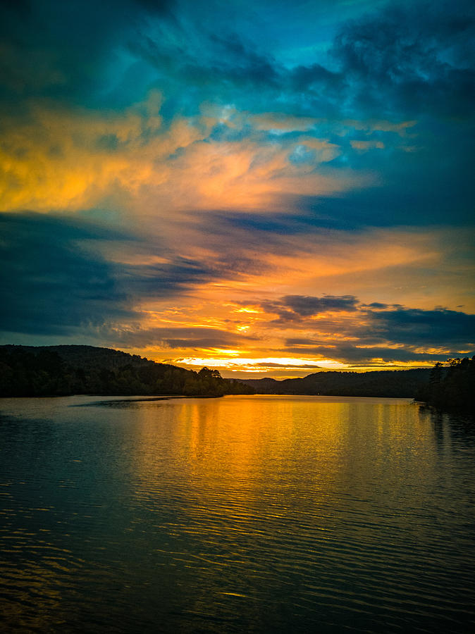 Tennessee River Sunset Photograph by Danny Mongosa