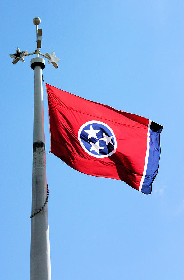 Tennessee State Flag Photograph by Kristin Elmquist