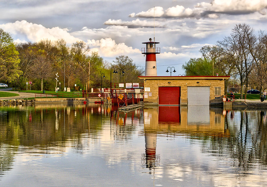 Spring Photograph - Tenney Lock - Madison - Wisconsin by Steven Ralser
