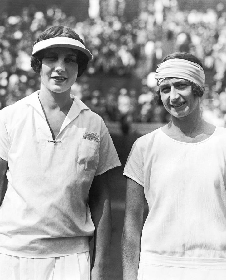 Tennis Champion Helen Wills Photograph by Underwood Archives