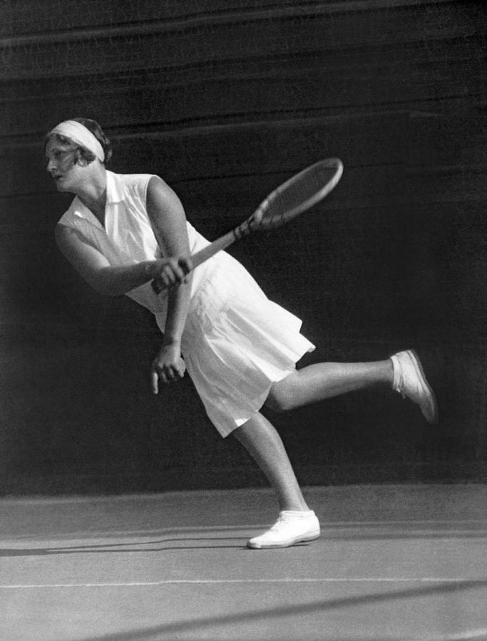 Tennis Photograph - Tennis Champion Kitty Godfree by Underwood Archives