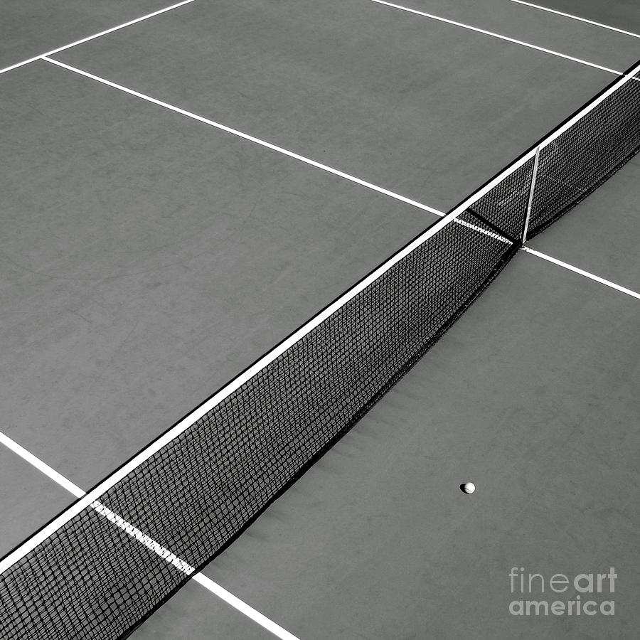 Tennis Court Photograph by Olivier Le Queinec