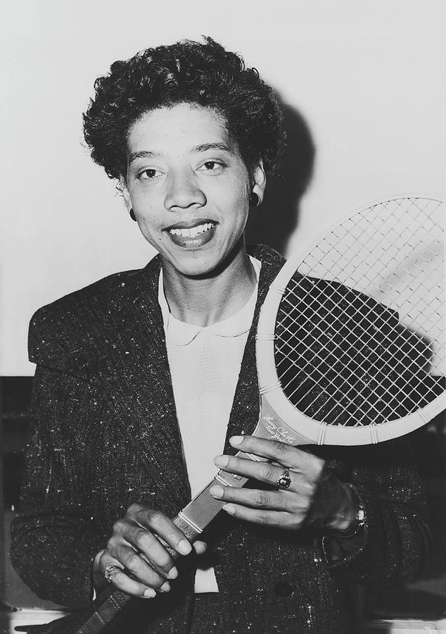 Tennis Great Althea Gibson 1955 Photograph by Mountain Dreams