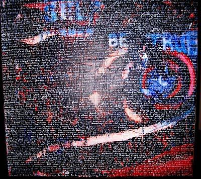 Two Sided Painting - Tension - Side 2 Of 2 by MDanette Smith Two Sided Painting - Tension - Side 2 Of 2 by MDanette Smith