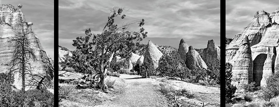 Tent Rocks - Triptych Photograph by Nikolyn McDonald